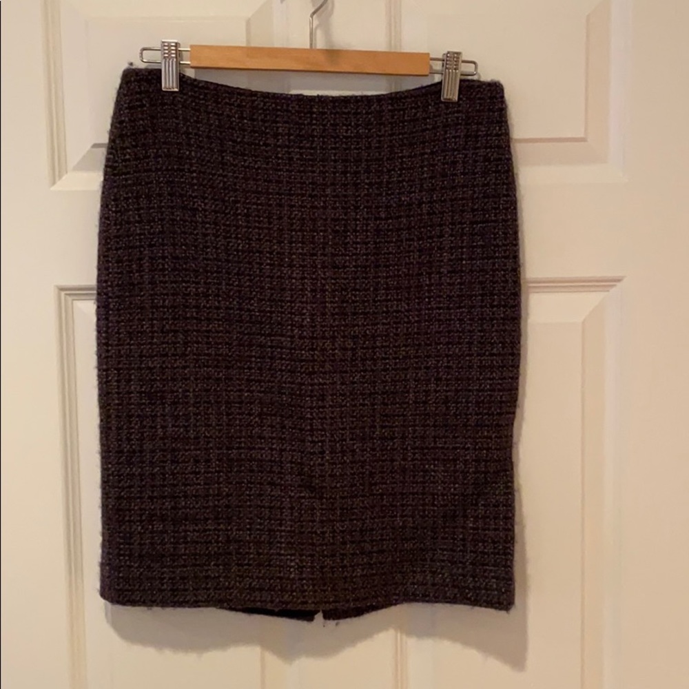 Talbots wool blend skirt